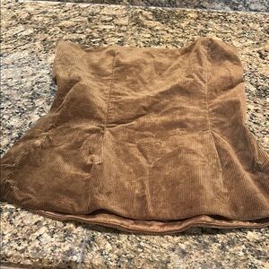 Corduroy Tan Top
